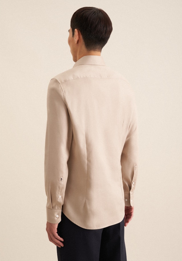 Slim Business Hemd Uni in Sand | Seidensticker Onlineshop