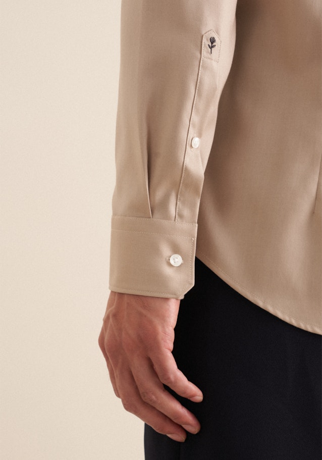 Slim Business Hemd Uni in Sand | Seidensticker Onlineshop