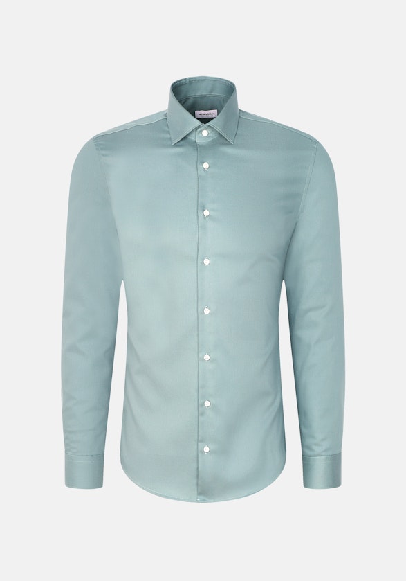 Slim Chemise d'affaires Uni in Vert | Seidensticker Onlineshop