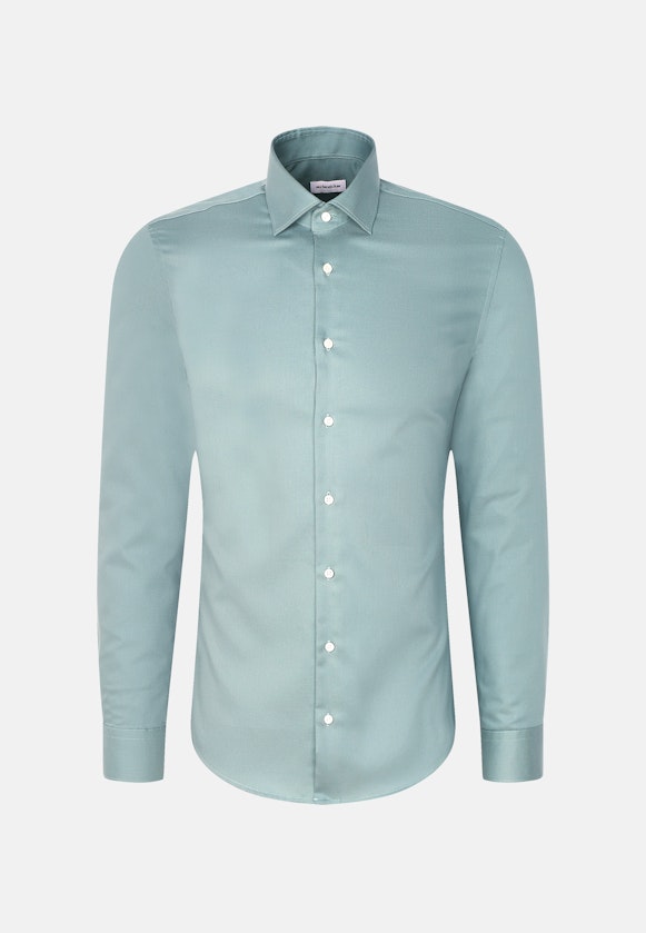 Slim Business Hemd Uni in Grün |  Seidensticker Onlineshop