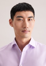 Slim Business Hemd Uni in Lila |  Seidensticker Onlineshop