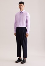 Slim Business Hemd Uni in Lila |  Seidensticker Onlineshop