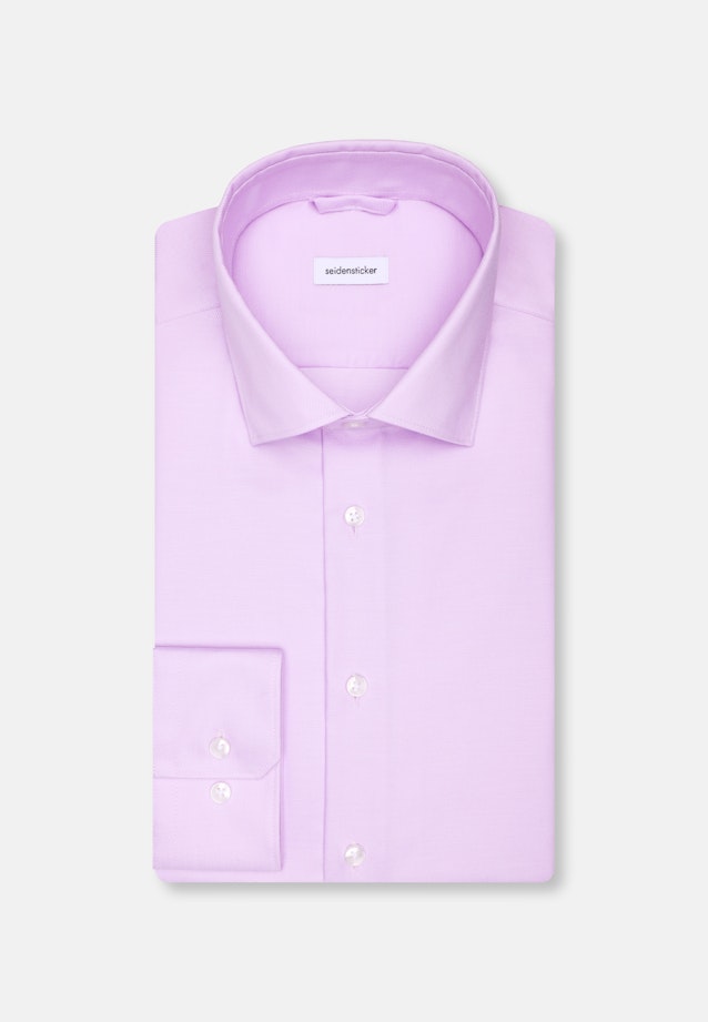 Slim Business Hemd Uni in Lila |  Seidensticker Onlineshop