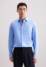 Slim Business Hemd Uni in Mittelblau |  Seidensticker Onlineshop
