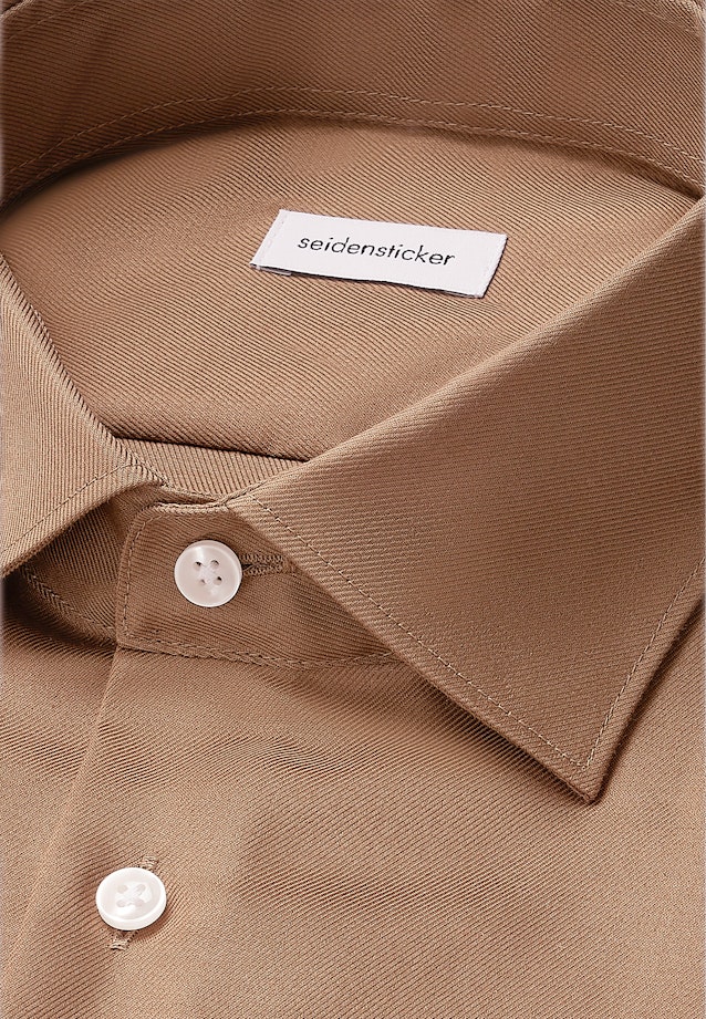 Slim Business Hemd Uni in Braun |  Seidensticker Onlineshop