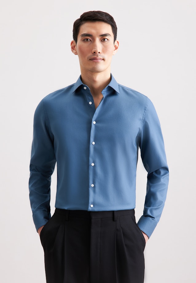 Slim Business Hemd Uni in Grün |  Seidensticker Onlineshop