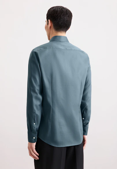 Slim Chemise d'affaires Uni in Vert | Seidensticker Onlineshop