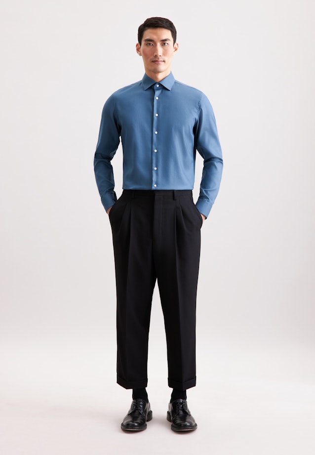Slim Business Hemd Uni in Grün |  Seidensticker Onlineshop