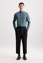 Slim Business Hemd Uni in Grün |  Seidensticker Onlineshop