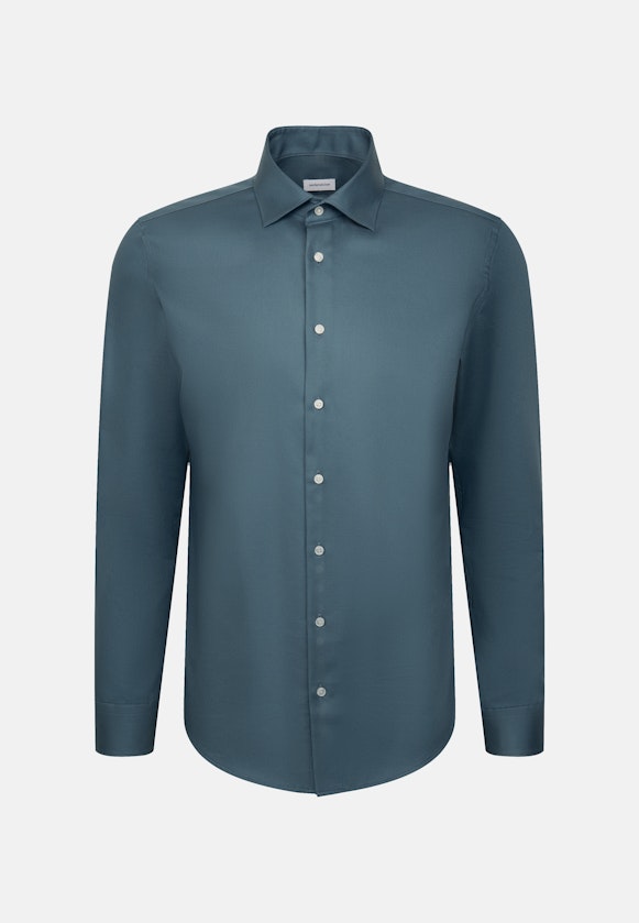 Slim Business Hemd Uni in Grün |  Seidensticker Onlineshop