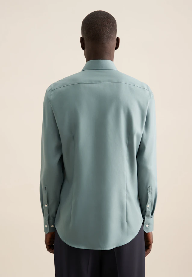 Slim Business shirt Uni in Green |  Seidensticker Onlineshop