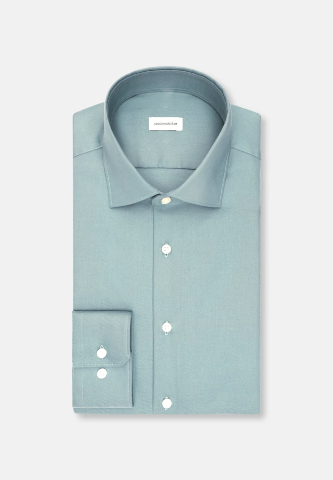 Slim Business shirt Uni in Green | Seidensticker online shop
