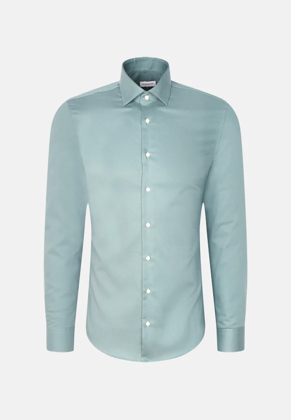 Slim Business shirt Uni in Green |  Seidensticker Onlineshop