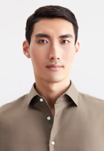 Slim Business Hemd Uni in Beige |  Seidensticker Onlineshop