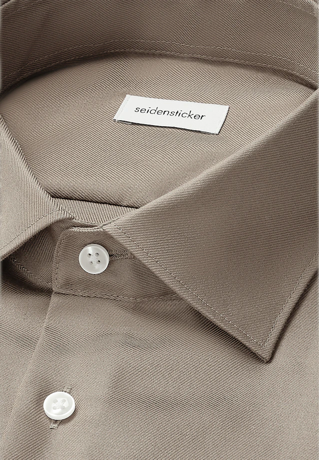 Slim Business Hemd Uni in Beige |  Seidensticker Onlineshop
