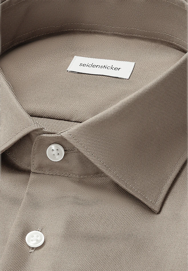 Slim Business Hemd Uni in Beige | Seidensticker Onlineshop