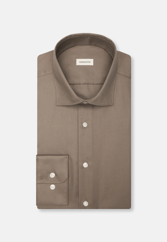Slim Business shirt Uni in Beige | Seidensticker online shop