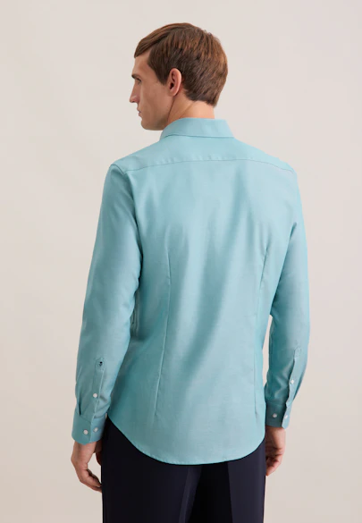 Slim Chemise d'affaires Uni in Turquoise | Seidensticker Onlineshop