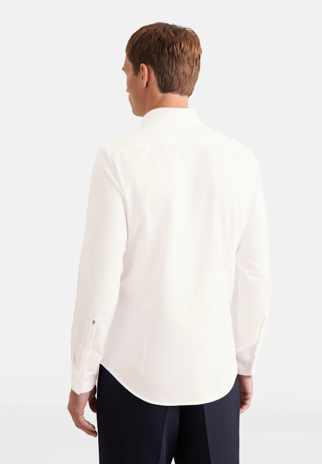 Slim Business shirt Uni in Ecru |  Seidensticker Onlineshop