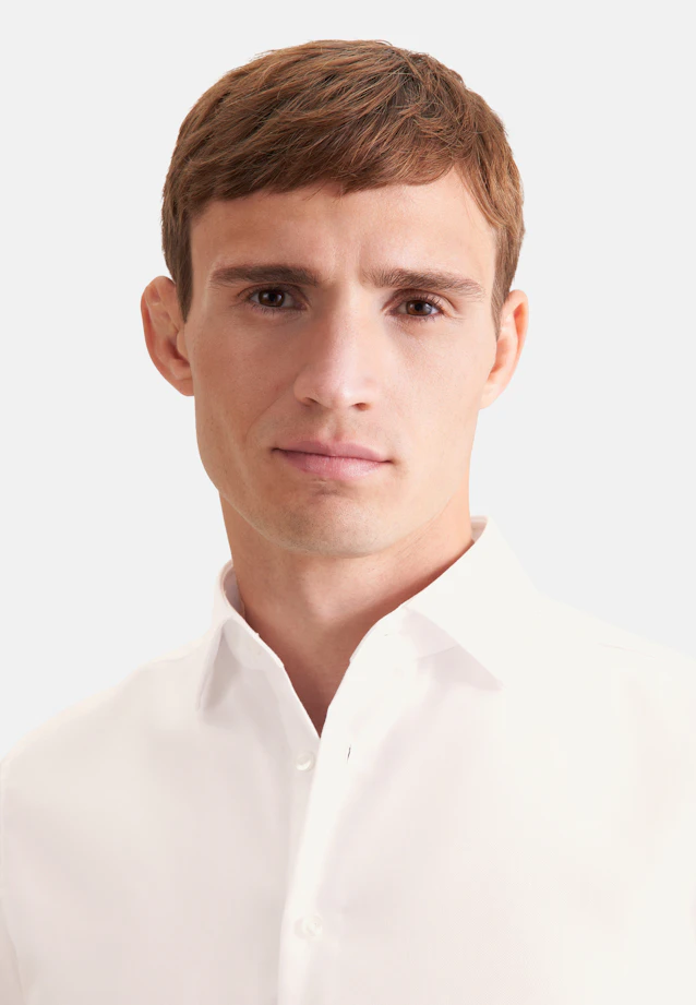 Slim Business shirt Uni in Ecru |  Seidensticker Onlineshop