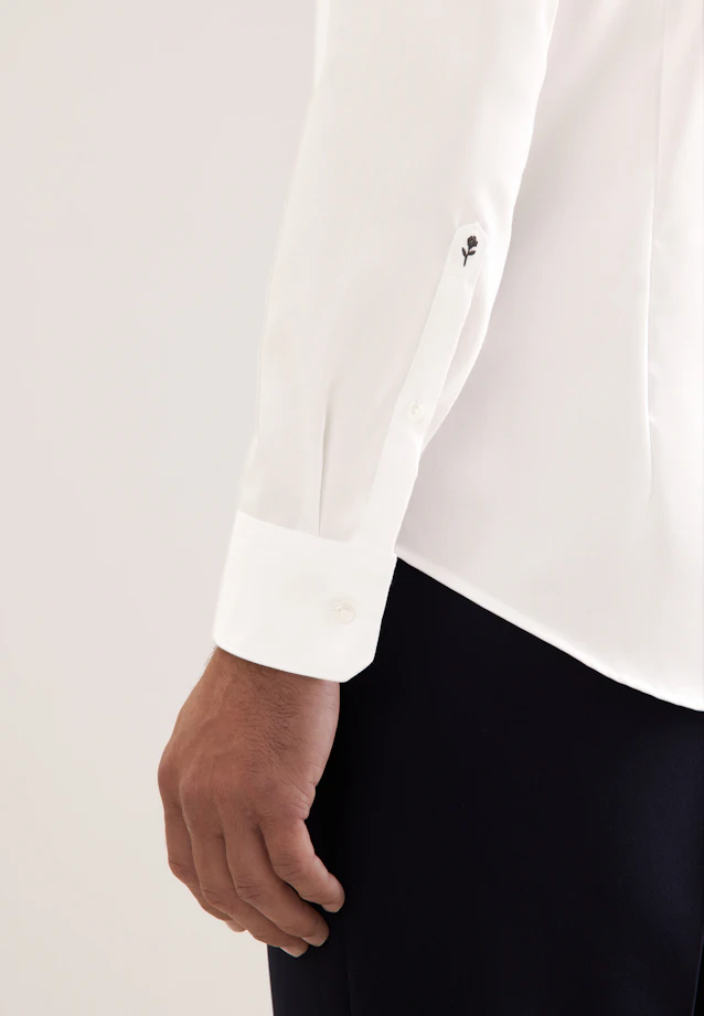 Slim Business Hemd Uni in Ecru |  Seidensticker Onlineshop