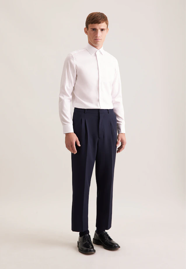 Slim Business shirt Uni in Ecru |  Seidensticker Onlineshop