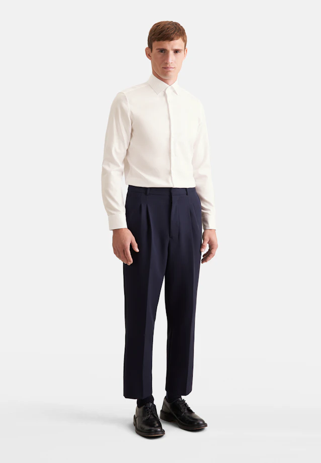 Slim Business shirt Uni in Ecru |  Seidensticker Onlineshop