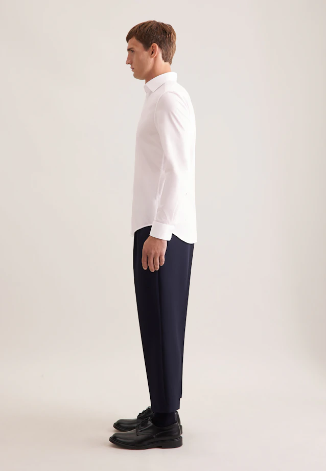 Slim Business shirt Uni in Ecru |  Seidensticker Onlineshop
