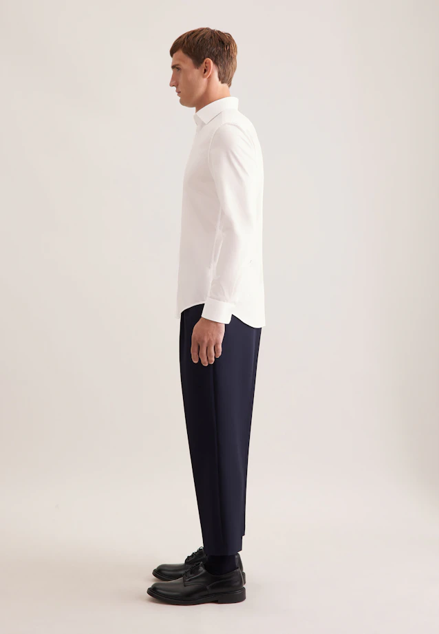 Slim Business Hemd Uni in Ecru |  Seidensticker Onlineshop