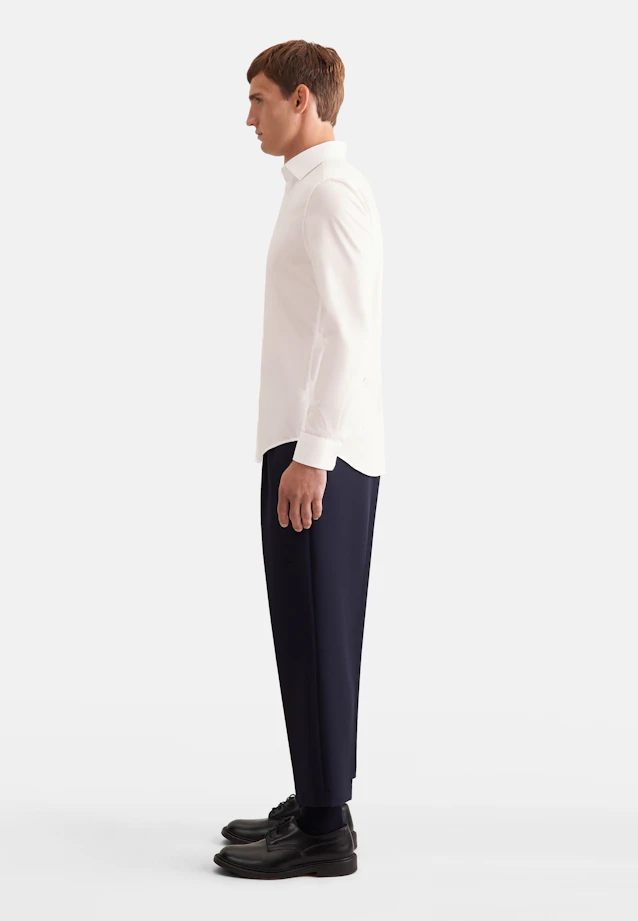 Slim Business shirt Uni in Ecru |  Seidensticker Onlineshop
