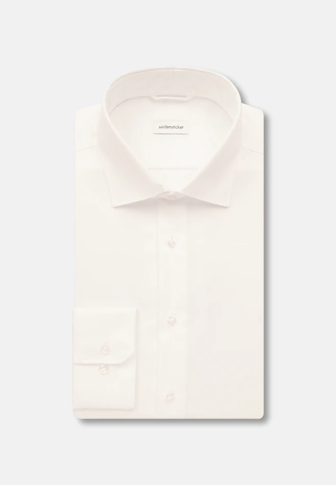 Slim Business shirt Uni in Ecru | Seidensticker online shop