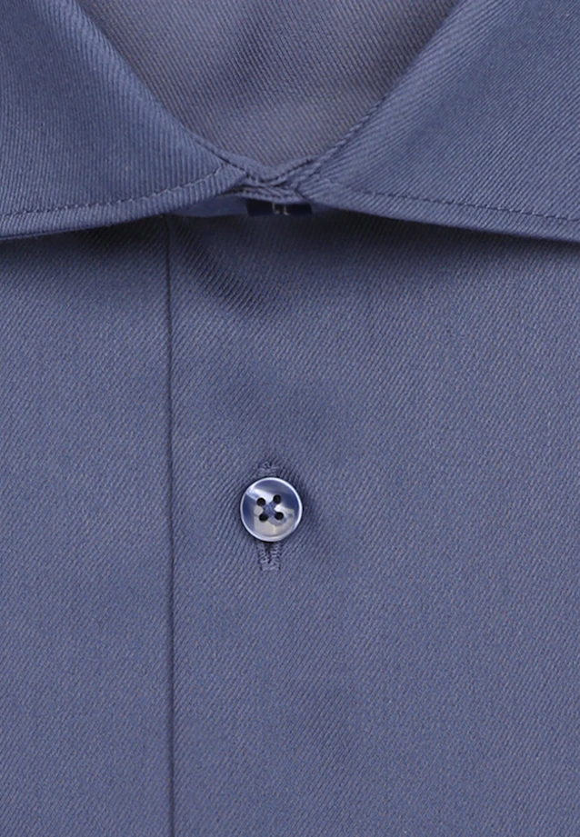 Slim Business shirt Uni in Mittelblau |  Seidensticker Onlineshop