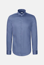 Slim Business shirt Uni in Mittelblau |  Seidensticker Onlineshop