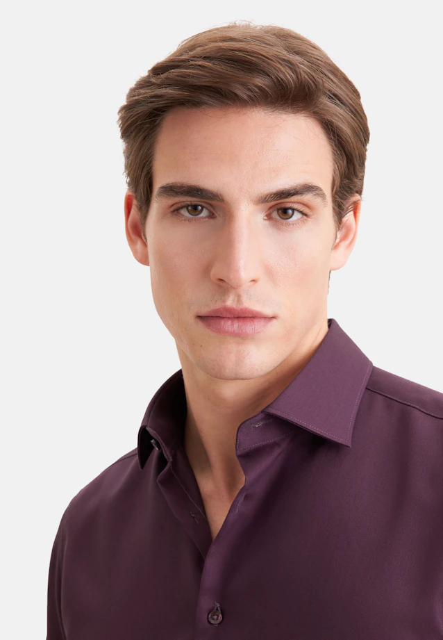 Slim Business shirt Uni in Rot |  Seidensticker Onlineshop