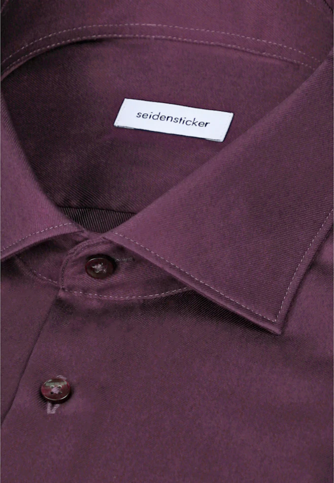 Slim Business shirt Uni in Rot | Seidensticker online shop