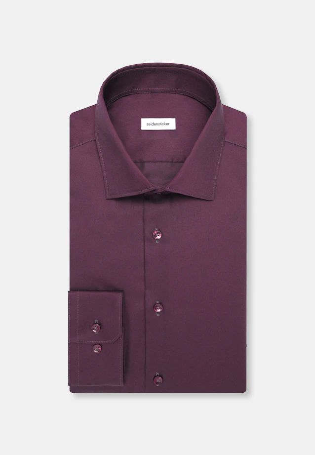 Slim Business shirt Uni in Rot |  Seidensticker Onlineshop