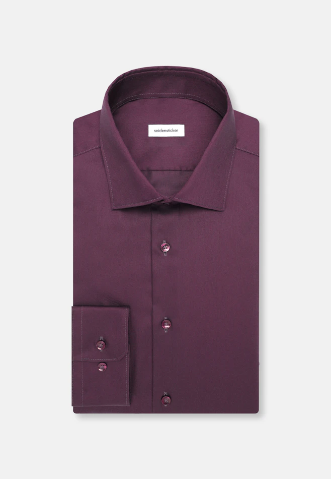 Slim Business shirt Uni in Rot | Seidensticker online shop