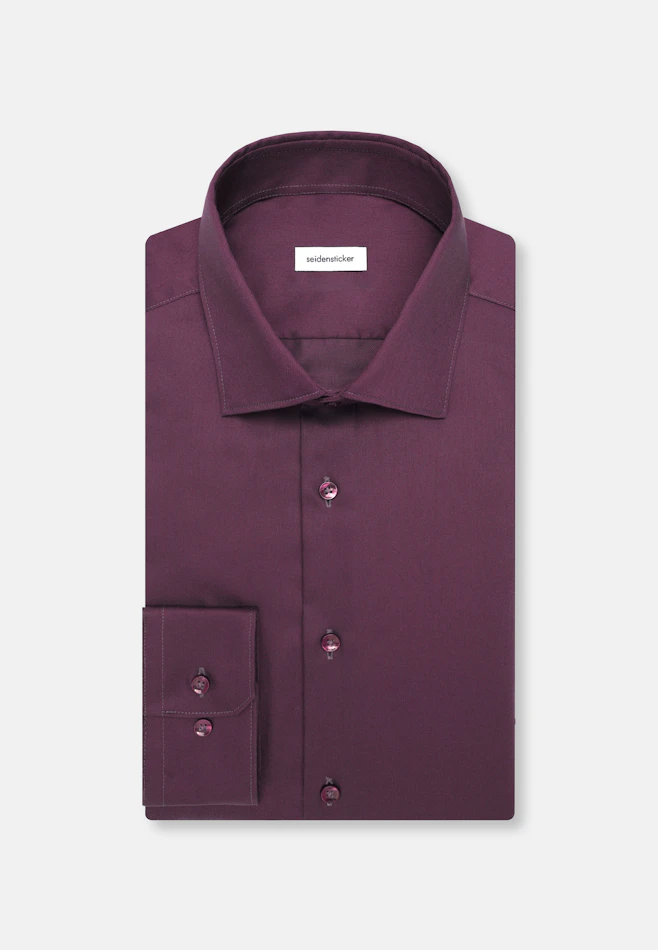 Slim Business shirt Uni in Rot | Seidensticker online shop