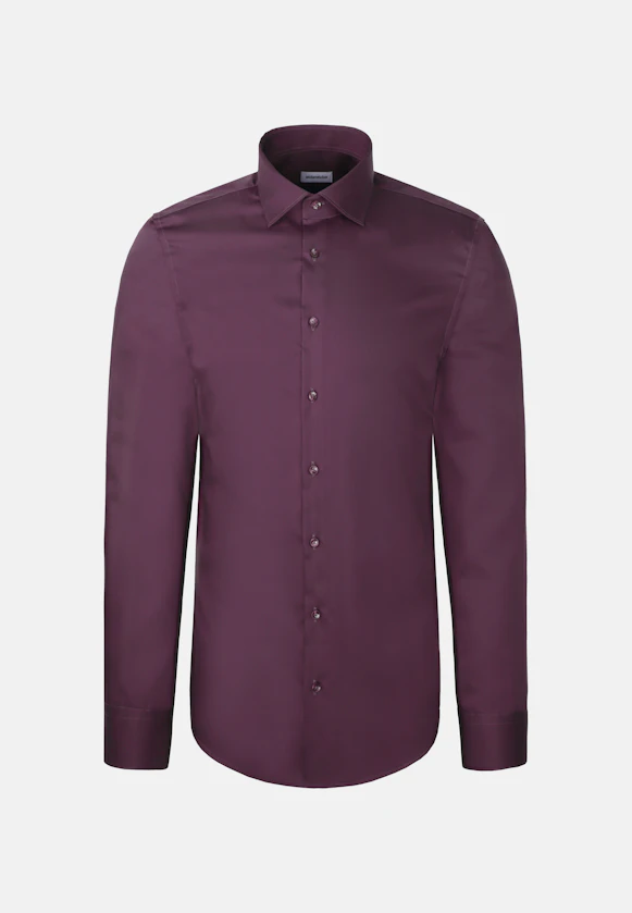 Slim Business shirt Uni in Rot |  Seidensticker Onlineshop