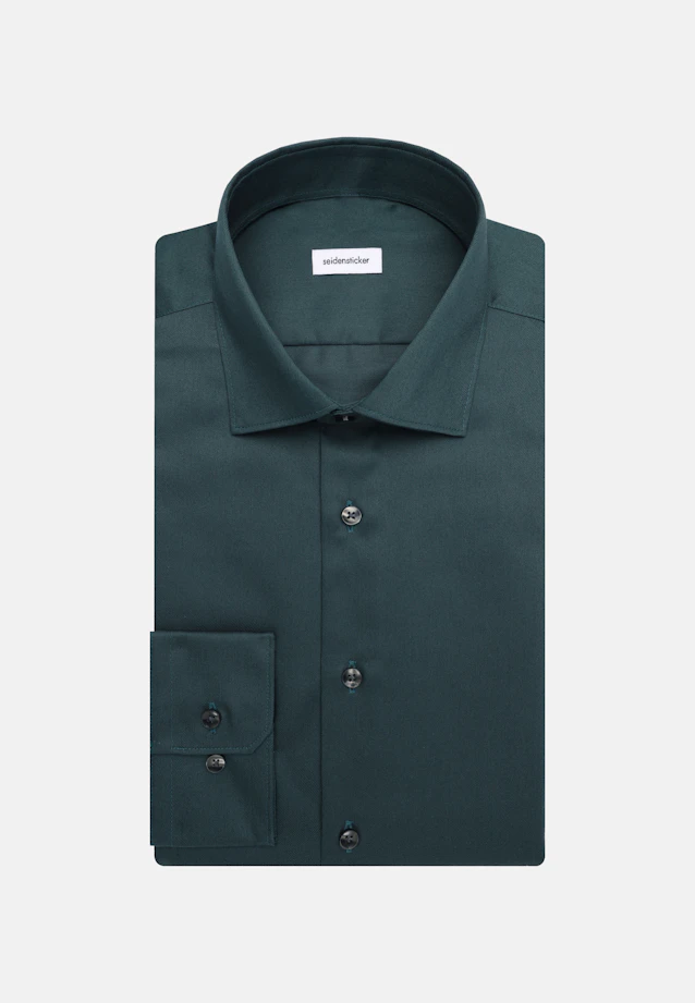 Slim Business Hemd Uni in Grün |  Seidensticker Onlineshop