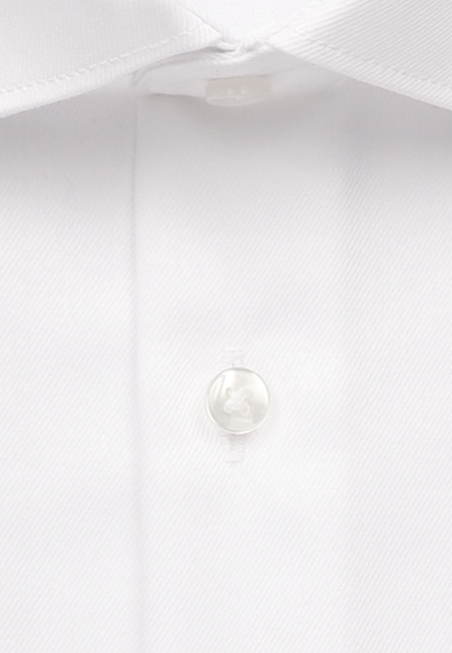 Chemise Business Slim Twill (sergé) Col Kent in Blanc |  Seidensticker Onlineshop