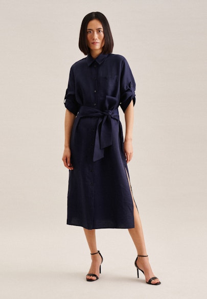 Robe Uni in Bleu Foncé |  Seidensticker Onlineshop