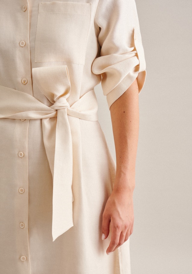 Collar Dress in Ecru |  Seidensticker Onlineshop