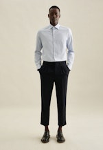 Shaped Business shirt Check in Light Blue |  Seidensticker Onlineshop