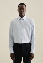 Easy-iron Structure Business Shirt in X-Slim with Kent-Collar in Light Blue |  Seidensticker Onlineshop