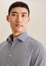 X-Slim Chemise Performance Imprimé in Bleu Foncé |  Seidensticker Onlineshop