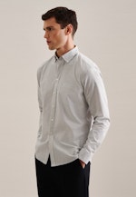 Oxford Casual Hemd in Regular mit Button-Down-Kragen in Dunkelblau |  Seidensticker Onlineshop