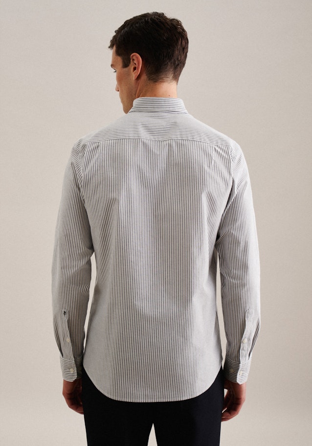 Oxford Casual Hemd in Regular mit Button-Down-Kragen in Dunkelblau | Seidensticker Onlineshop