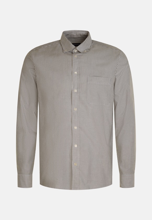 Casual overhemd in Regular with Button-Down-Kraag in Donkerblauw |  Seidensticker Onlineshop