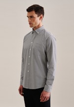 Oxford Casual Hemd in Regular mit Button-Down-Kragen in Dunkelblau |  Seidensticker Onlineshop